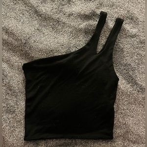 Subdued One Shoulder Top
